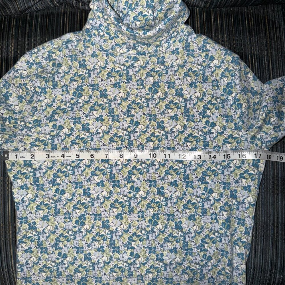 vintage l.l. bean floral long sleeve - Picture 5 of 7